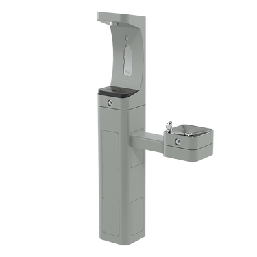 ADA Outdoor Freeze-Resistant Stainless-Steel Bottle Filler and Fountain